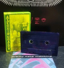 Vintage 1995 Alice in Chains by Self Titled Purple Cassette Tape Green Case