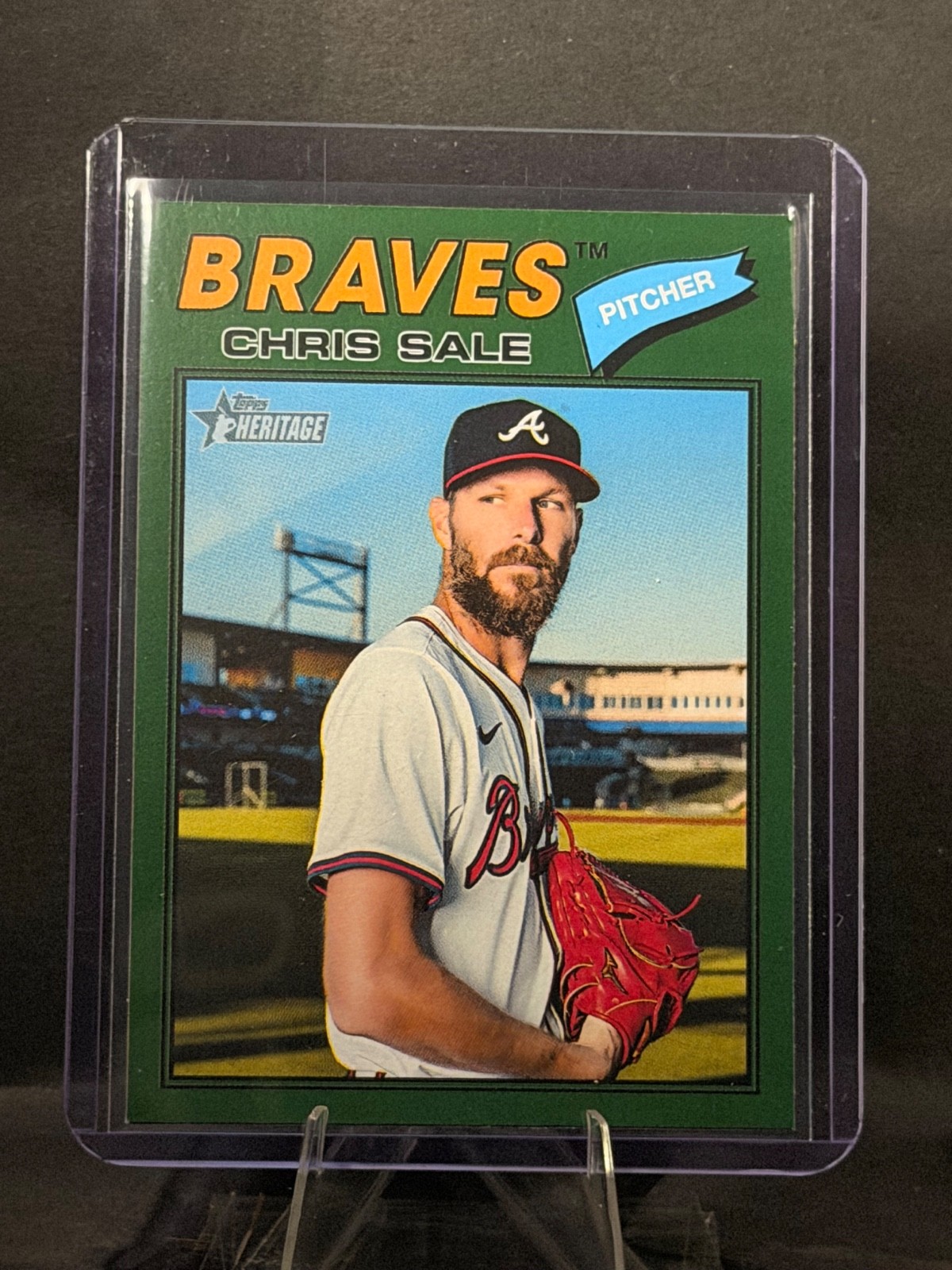 2026 Topps Heritage - Chris Sale #278 Dark Green Border