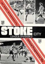 Programme: Stoke City v Sheffield United. League Division 2. 10/09/1977.