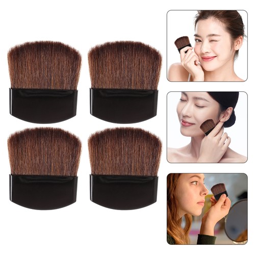 4 piezas brocha de maquillaje polvo de viaje para mujeres brochas pequeñas rubor mejillas cara - Imagen 12 de 12