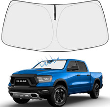 2026 Upgrade Windshield Sun Shade Custom Fit Dodge RAM 1500 2Dr 2019-2025 2026 4