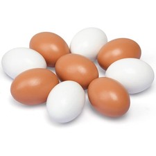 SallyFashion 0.01 x x inches, 5 Pcs Wooden Faux and 4pcs White