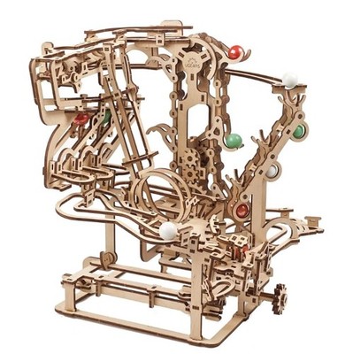 UGEARS Marble Run Chain Hoist Wood Multicolor Standard Decorative Natural