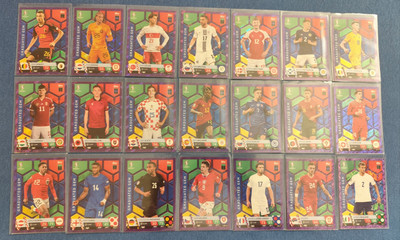 Match Attax UEFA EURO 2024 Alle 21 Graduated Gem Set Full Purple Sapphire Karten