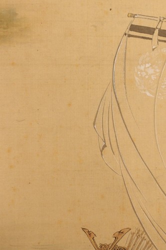 am3359 Hanging Scroll "Samurai Warrior" by Tanaka Totsugen - Picture 12 of 12