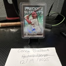 2023 Bowman Platinum Precious Elements Jonathan Mejia PE-10 Auto RC /50