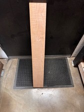 Curly Maple   Figured neck blank 33"x 4.7"x 1.2" Strat Tele KD  Wide