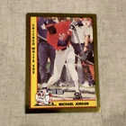 American Sports Monthly Card ASM 44 Gold Border Michael Jordan Chicago White Sox