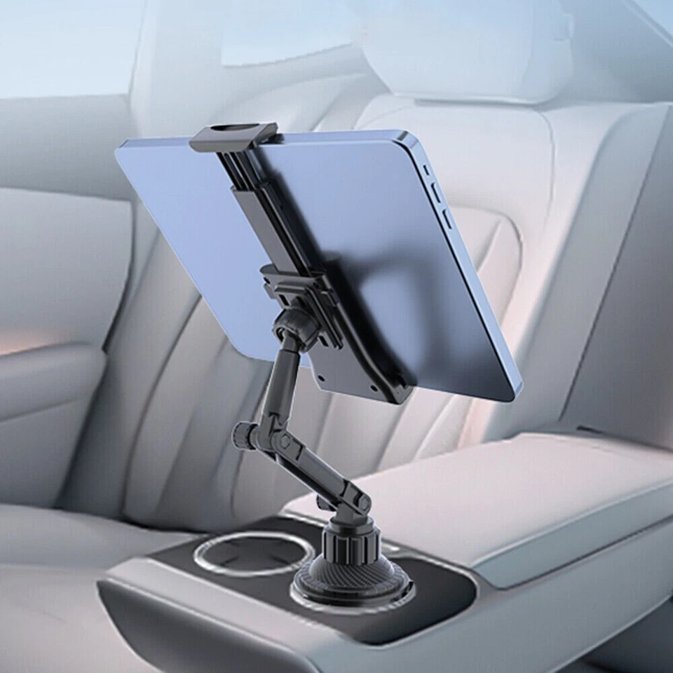 Universal Car Mount Car Cup Holder Phone Stand For 4.7-12.9" iPhone iPad Tablet - Image 3 of 4