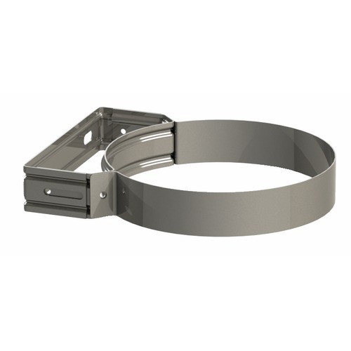 Bride murale inox TEN 200 mm pour conduit de chemise Duoten