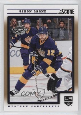 2012-13 Score Gold Rush Simon Gagne #228 t3w