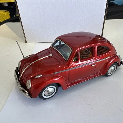 Bandai Japan Tin Bump n Go 11" Volkswagen Beetle, Motor Light & Spinning Fan
