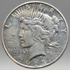 Peace Dollar 1923 S 90% Silver Ungraded Circulated Coin