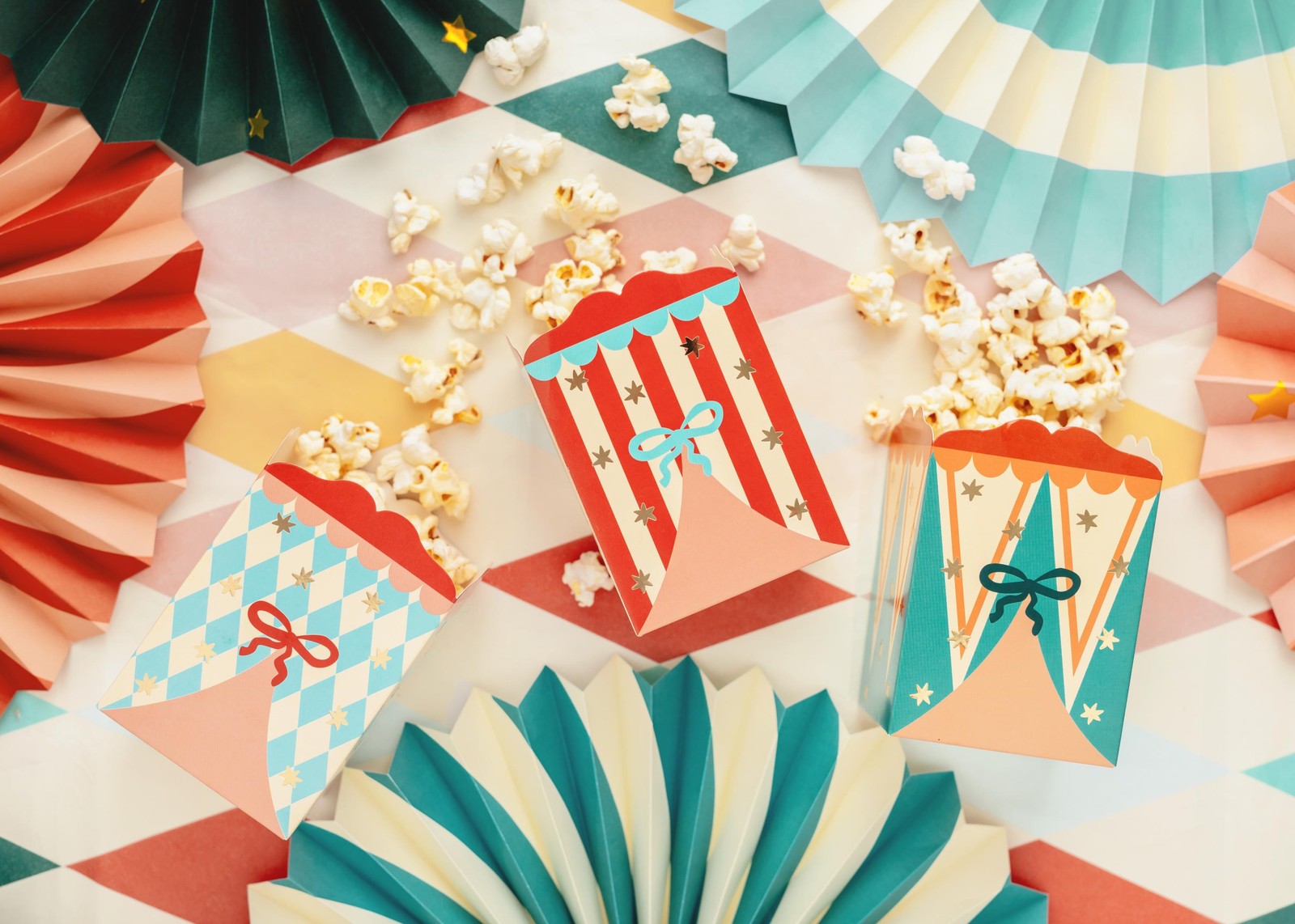 Circus Party Snack Boxes - Pack of 6