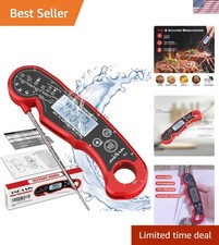 Durable Waterproof Cooking Thermometer - 3-Second Read, Calibration Feature