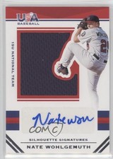2017 Panini USA Baseball Stars & Stripes Jersey 38/99 Nate Wohlgemuth Auto 2z3