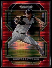 2022 Panini Prizm Draft Picks #PDP145 Hunter Patteson Red Pulsar FOTL #/9