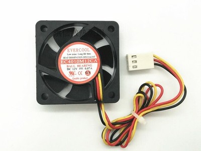 1PC EVERCOOL EC4010M12CA 4010 12V 0.07A 4CM 3-wire   cooling fan  *tm
