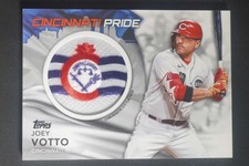 2022 Topps Joey Votto City Flag Patch Commemorative Relic Reds DZ1440