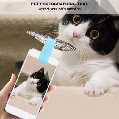 2x Silicone Pet Selfie Clip Dog Cat Photographing Props Attract Attention Ta SET