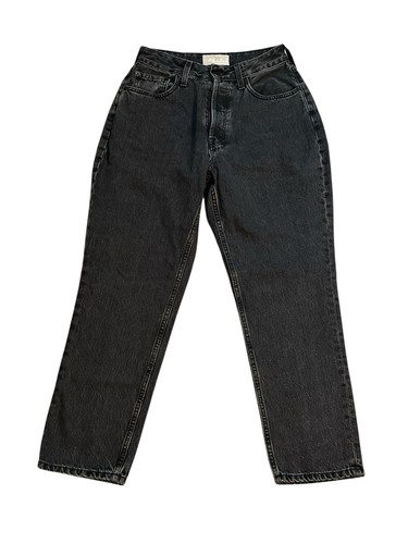 Everlane The Curvy 90'S Cheeky Straight Jean 100% Cotton Washed Black Size 29 - Picture 6 of 9