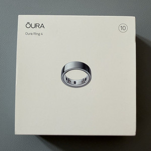 ŌURA Oura Ring 4 Silver Size 10 Activity Tracker Bluetooth + Charger Dock USB