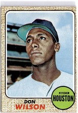 1968 Topps #77 Don Wilson Houston Astros - VG or better