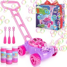 ArtCreativity Bubble Lawn Mower for Toddlers 1-3, Bubble Machine for 1-Year-Old