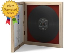 Vinyl Record Frame with Front Cover for Album Cover Display and Vinyl Display -
