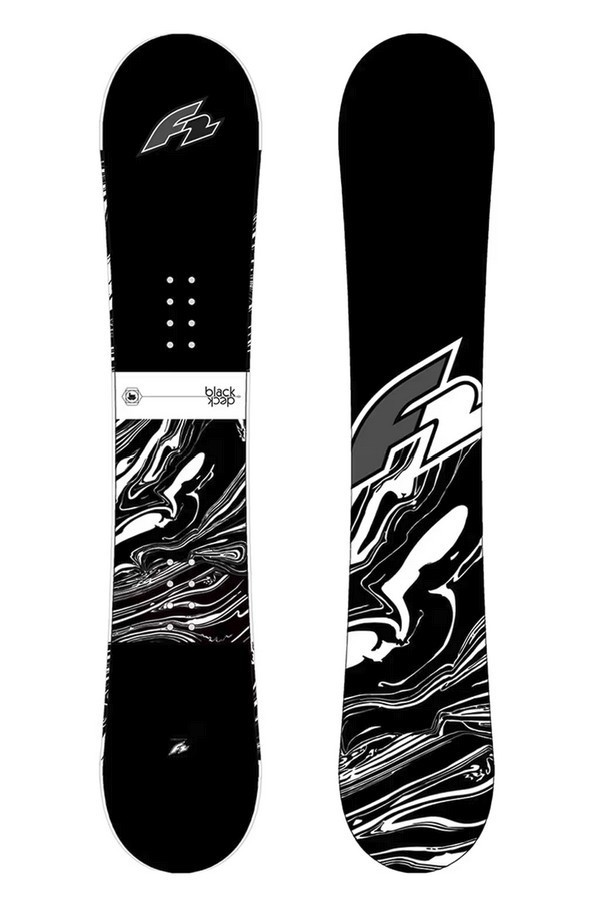 F2 Blackdeck 162 WIDE Snowboard All Mountain Camber Board schwarz 2026 NEU