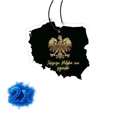 2x Polen Duftbaum/Auto Lufterfrischer/Schwarz Eis
