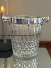 Crystal Champagne Cooler Vintage Extra large!  Silver Plating -  Vintage. — photo 9