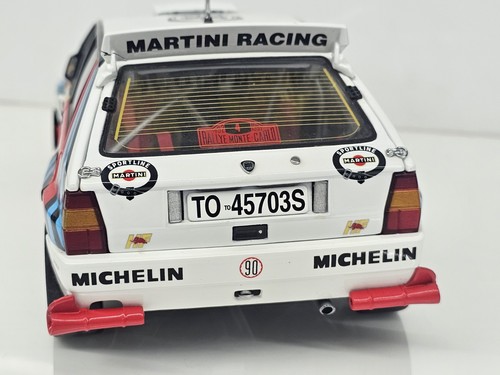 Coche modelo diecast Kyosho 1:18 Lancia Delta #4 D Auriol / B Occelli Rally - Imagen 12 de 14