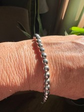 Sterling ball bracelet