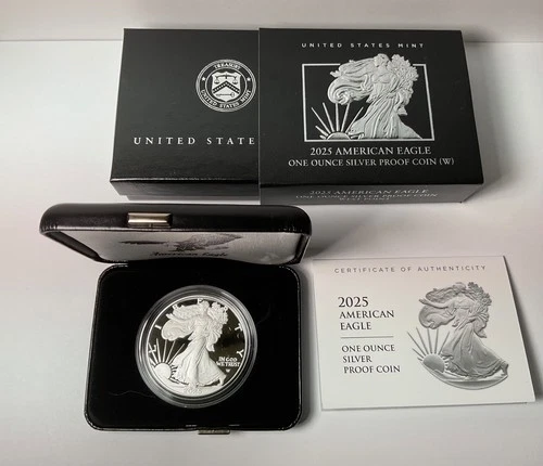 2025 West Point American Silver Eagle Proof OGP COA Low Mintage 1 oz .999