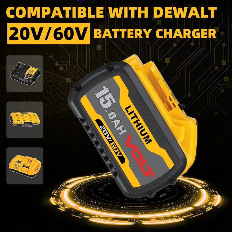 DeWalt 18V 54V 20V 60V FlexVolt DCB609 DCB547 270Wh용 15.0Ah 배터리 5