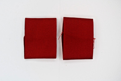Boy Scouts of America BSA Epaulets Loops Loop Red Set of 2 (2 total - one pair)