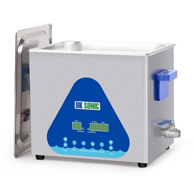 DK SONIC Ultrasonic Cleaner 10L,240W Industrial Ultrasonic Parts Cleaner with He