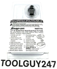 SNAP ON TOOLS USA RKRT72A 1/4" Drive Ratchet Repair Kit 72 Tooth FREE Shipping