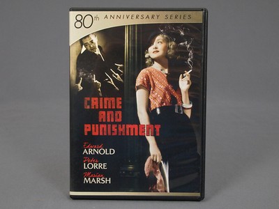 Crime and Punishment DVD (1935) Peter Lorre Edward Arnold ...