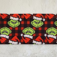 3 INCH GROSGRAIN RIBBON for HAIR BOWS Christmas Green Santa 1125388