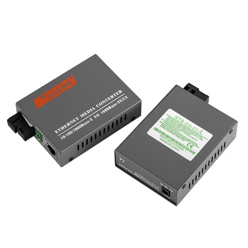 Gigabit Ethernet Exdender SC Fiber Optic Converter RJ45 Transmitter Receiver - 第 5/11 張圖片