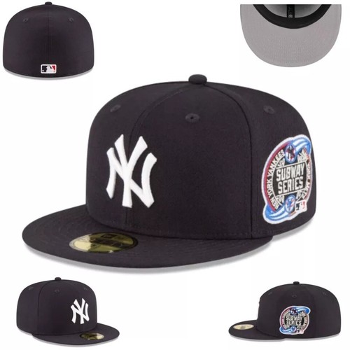 Mens New York Yankees Embroidery Era Hat Baseball Cap Flat edge Hats - Bild 8 von 34