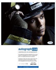 Charlie Barnett "Chicago Fire" AUTOGRAPH Signed 'Peter Mills' 8x10 Photo C ACOA