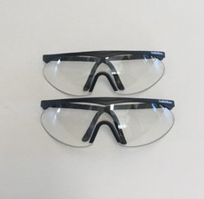 2 pk Smith  Wesson Safety Glasses Black Frame Clear Lens