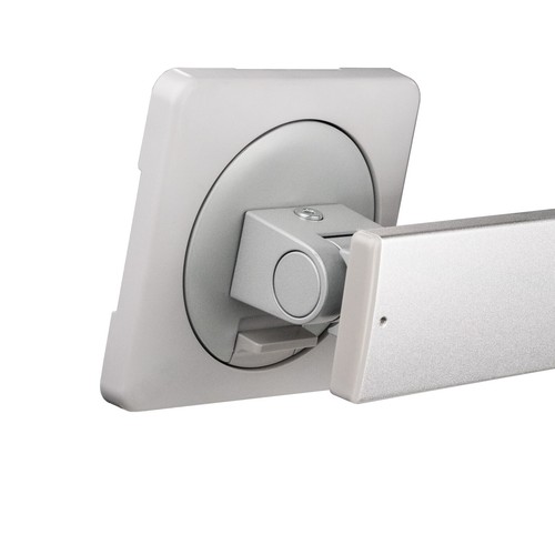 Bras double moniteur réglable Humanscale M8.1 avec support de pince transversale M81CMWB2B - Photo 5/8