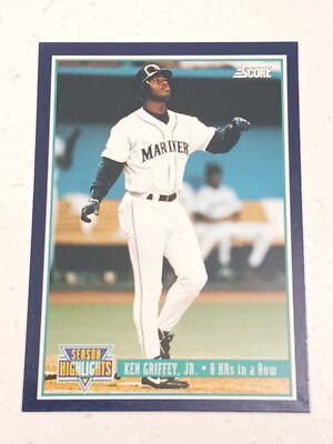 Ken Griffey Jr. Seattle Mariners 1994 Score Season Highlights Card