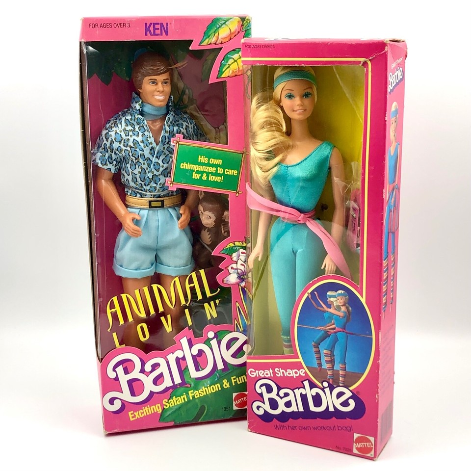 1988 Vintage Animal Lovin' Ken Doll. Inspiration for Toy Story Ken