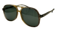 Vintage Tart Optical Gray Pilot Sunglasses USA W/ NEW LENSES