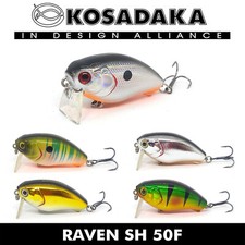 KOSADAKA PHANTOM RAVEN SH 50F FLOATING FISHING HARD CRANK BAIT LURE 50mm